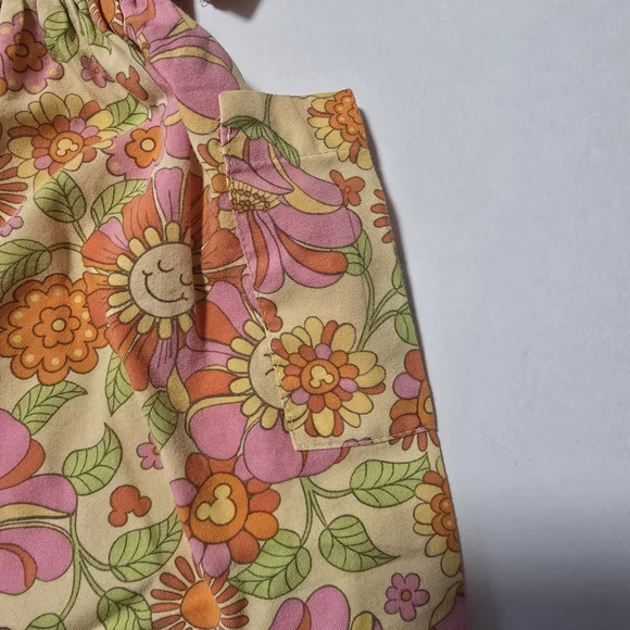 4T Girls' Floral Skirt With Matching Tops - Pink, White and Yellow - Picture 8 of 16